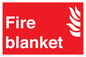FV354: Fire blanket sign