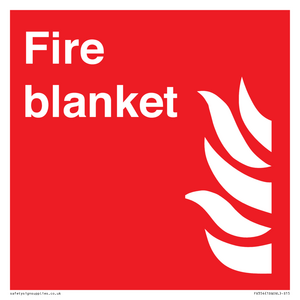 FV354: Fire blanket sign