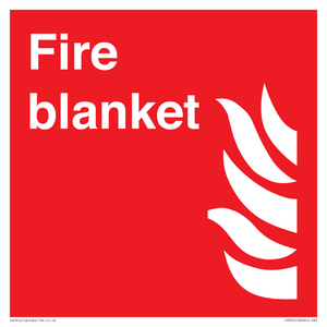 FV354: Fire blanket sign