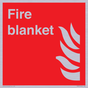 FV354: Fire blanket sign