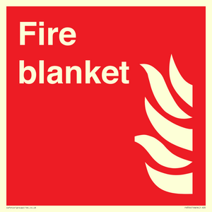 FV354: Fire blanket sign