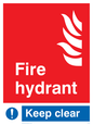 FV356: fire hydrant keep clear