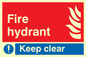 FV356: fire hydrant keep clear