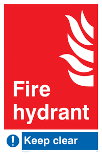 FV356: fire hydrant keep clear