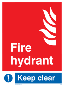 FV356: fire hydrant keep clear