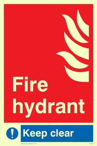 FV356: fire hydrant keep clear