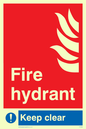 FV356: fire hydrant keep clear