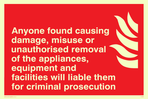 FV358: Damage or misuse to fire equip