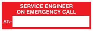 FV359: service engineer on emergency call at:
