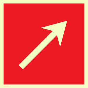 FV361: Diagonal fire equipment arrow