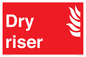 FV366: Dry riser sign