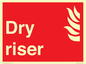 FV366: Dry riser sign