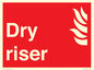 FV366: Dry riser sign