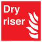 FV366: Dry riser sign
