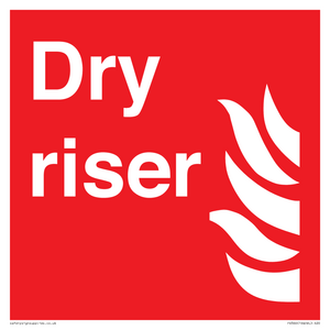 FV366: Dry riser sign