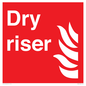 FV366: Dry riser sign