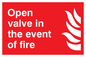FV368: open valve in the event of fire