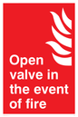 FV368: open valve in the event of fire