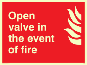 FV368: open valve in the event of fire