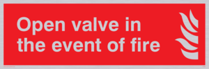 FV368: open valve in the event of fire