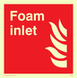 FV369: Foam inlet sign