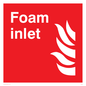 FV369: Foam inlet sign