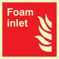 FV369: Foam inlet sign