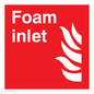 FV369: Foam inlet sign