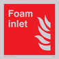 FV369: Foam inlet sign