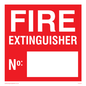 FV370: Fire extinguisher number sign