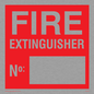 FV370: Fire extinguisher number sign