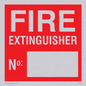FV370: Fire extinguisher number sign