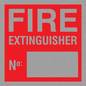 FV370: Fire extinguisher number sign