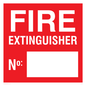 FV370: Fire extinguisher number sign