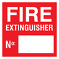 FV370: Fire extinguisher number sign