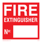FV370: Fire extinguisher number sign