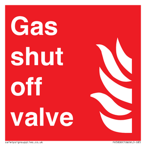 FV5806: Gas shut off valve