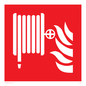 FV647: Fire hose reel and flames sign