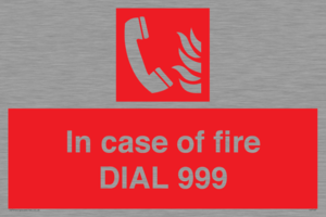FV7145: In case of fire DIAL 999