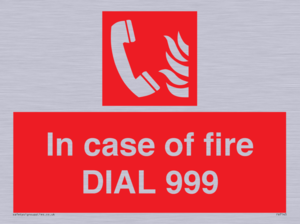FV7145: In case of fire DIAL 999