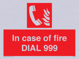 FV7145: In case of fire DIAL 999