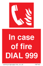 FV7145: In case of fire DIAL 999