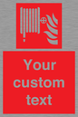 FV7334: Custom Fire hose reel Sign