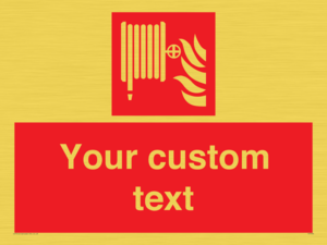 FV7334: Custom Fire hose reel Sign