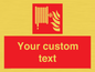 FV7334: Custom Fire hose reel Sign