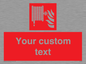 FV7334: Custom Fire hose reel Sign
