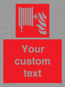 FV7334: Custom Fire hose reel Sign – Viking Signs