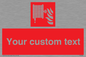 FV7334: Custom Fire hose reel Sign