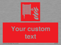 FV7334: Custom Fire hose reel Sign