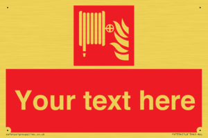 FV7334: Custom Fire hose reel Sign